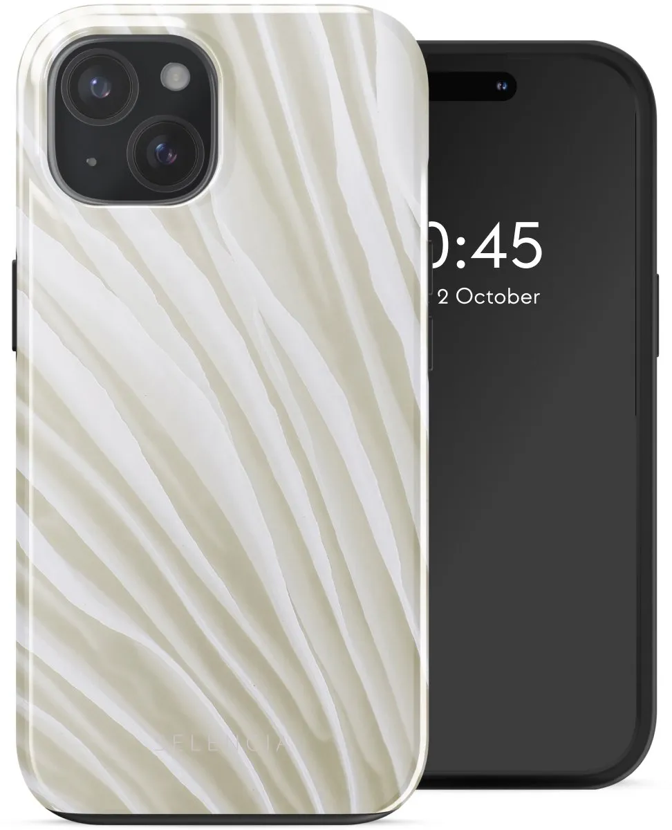 Selencia Hoesje iPhone 15 Nature Light Brown