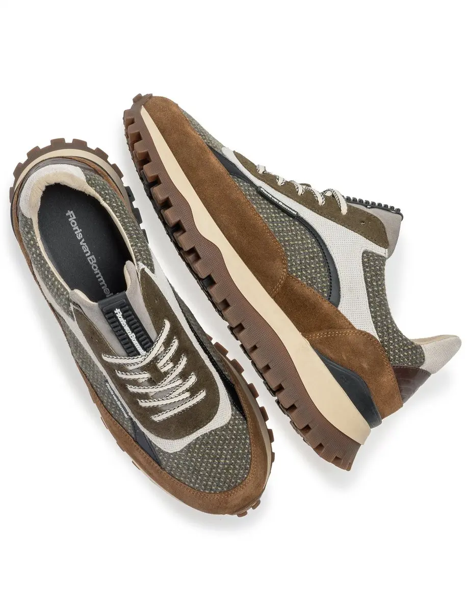 Floris van Bommel DE GROMMER 05.11 Lage Sneakers - Groen 44.5