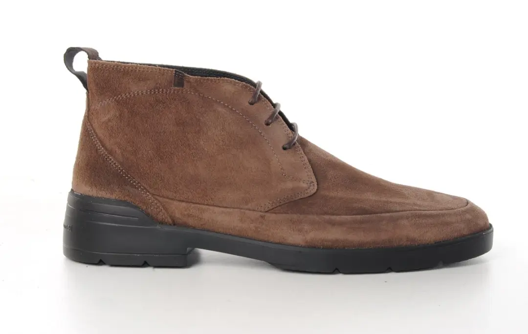 Floris van Bommel chukka boot De Venker suède taupe