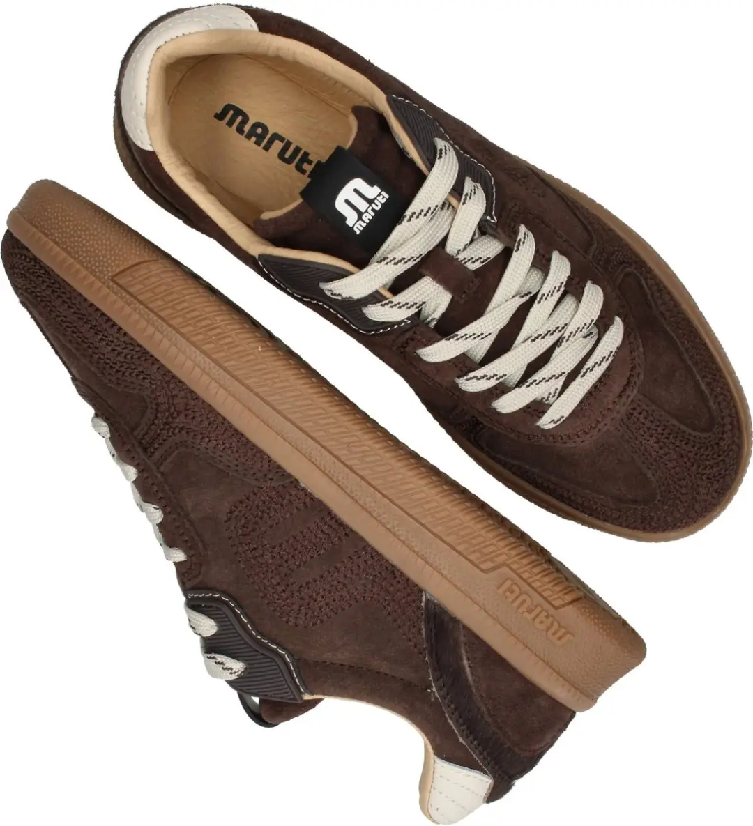 Maruti Yale Lage Sneakers - Donkerbruin - Maat 41