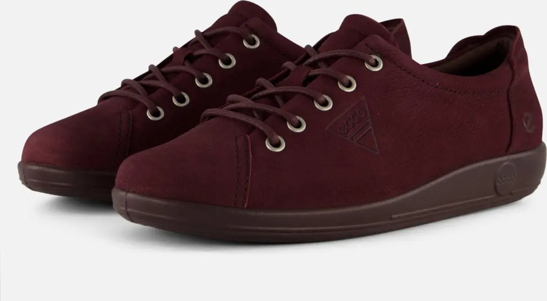 Ecco Soft 2 Sneakers bordeaux Nubuck