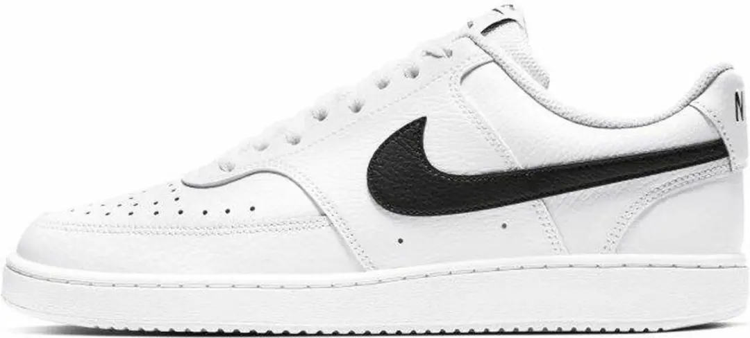 Nike Court Vision Low Next Nature Heren Sneakers - Wit/Zwart