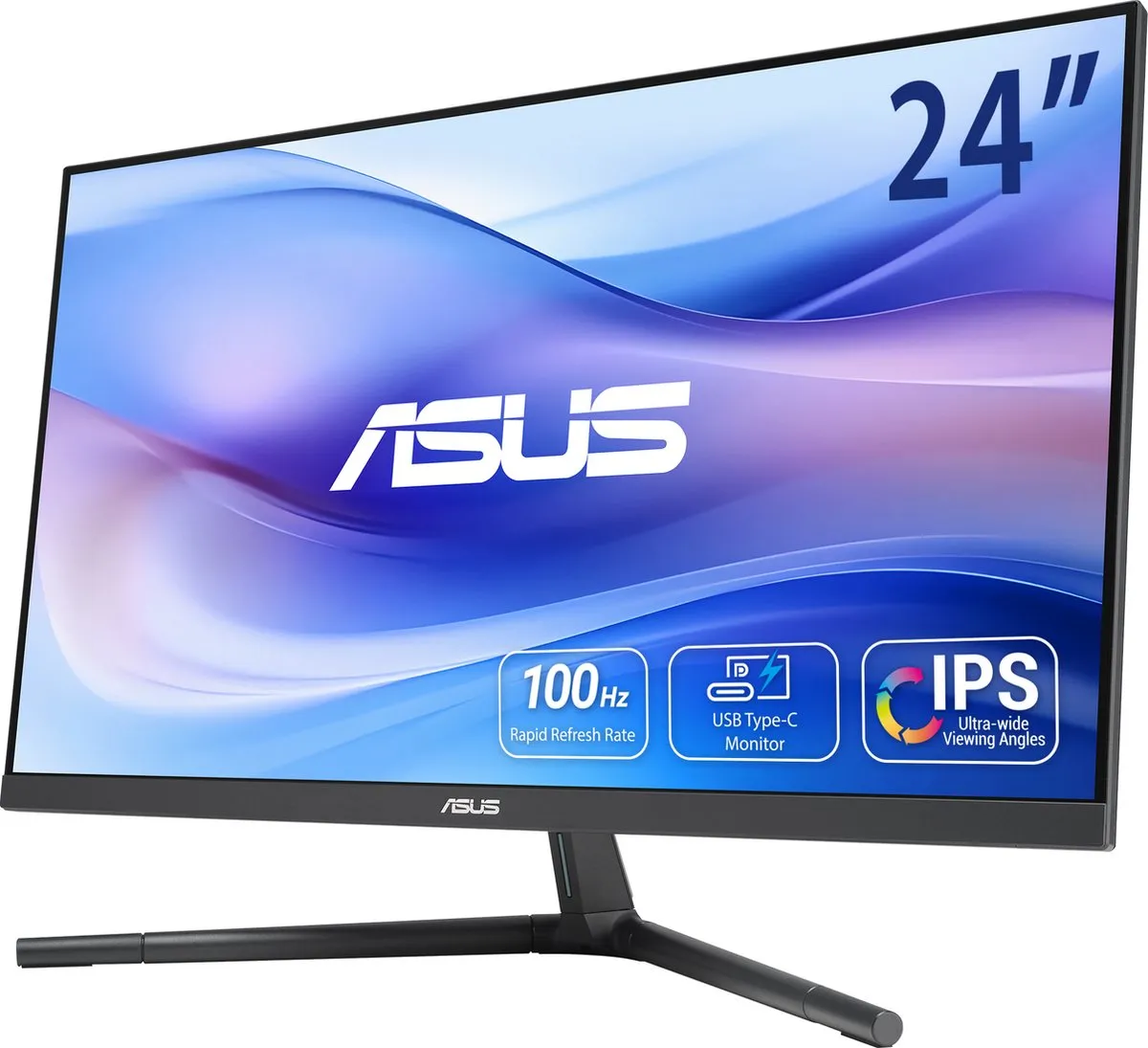ASUS VU249CFE-B Full HD Monitor 24 inch - USB-C 15W - 100Hz