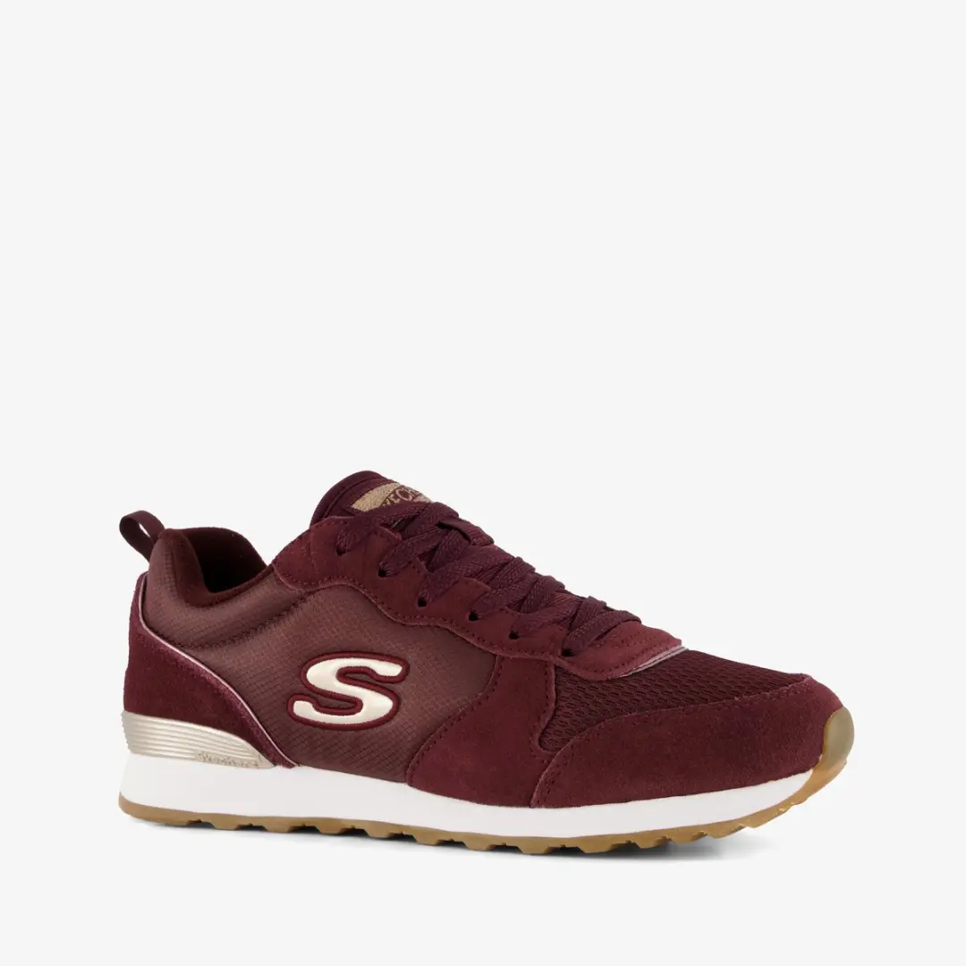 Skechers OG 85 Gold’n Gurl dames sneakers bordeauxrood