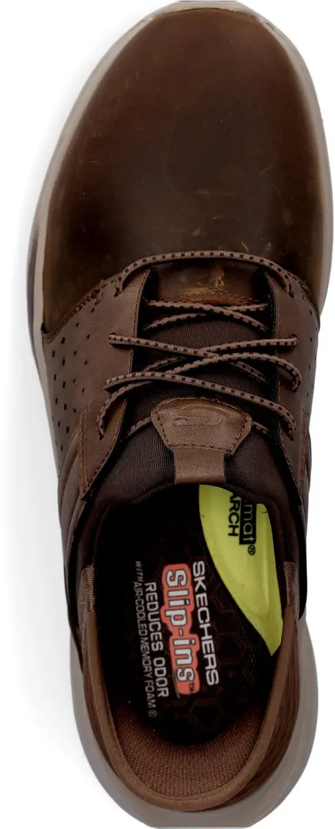 Skechers Slade Zachary Heren Instappers - Kastanjebruin 40