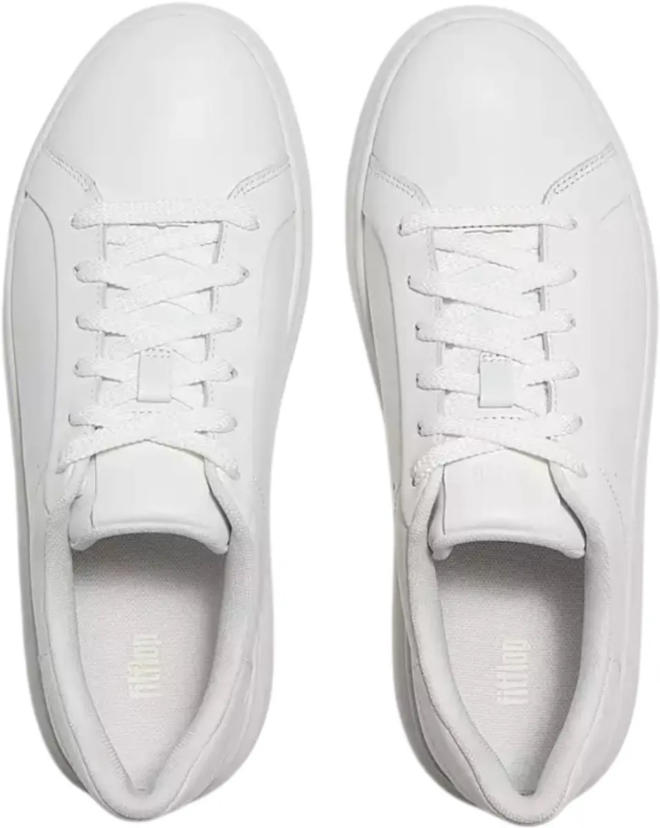 FitFlop RTG leren vetersneakers WIT