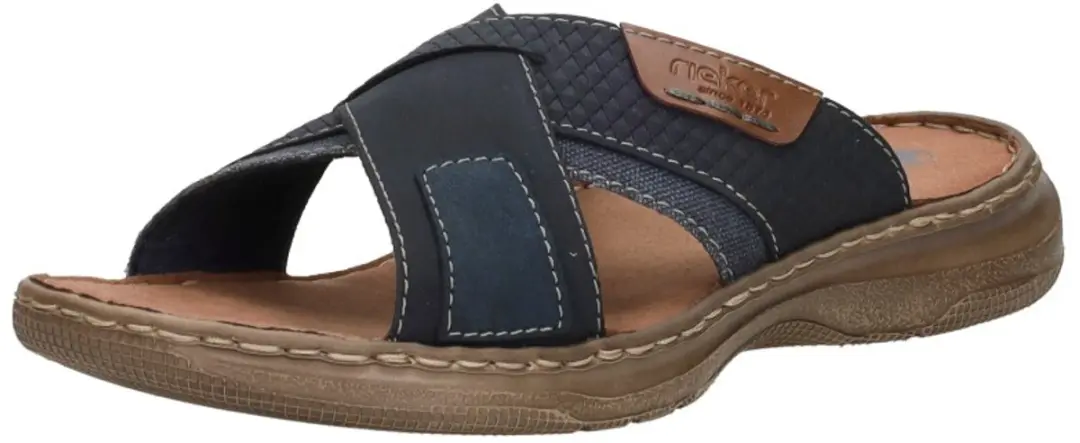 Rieker 21491-14 Heren Badslipper - Blauw