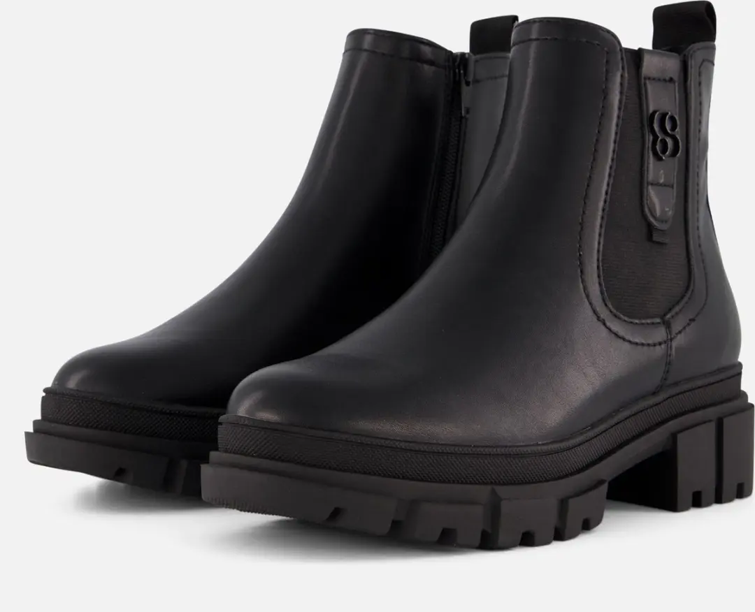 S.Oliver Chelsea boots zwart Synthetisch