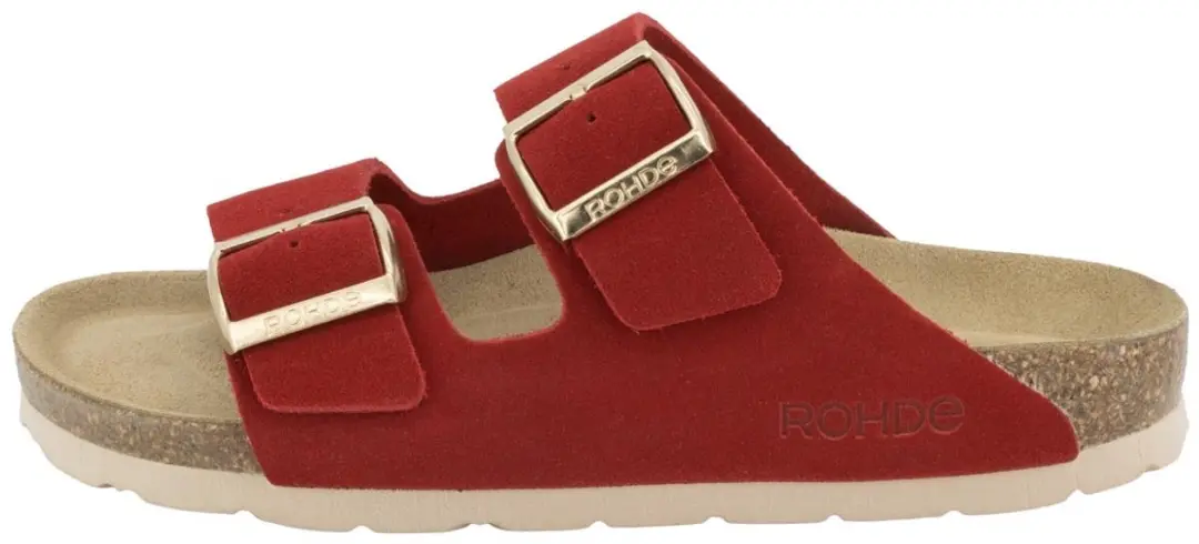 Rohde 5590 43 Slippers - Rood Suede - Dames 42