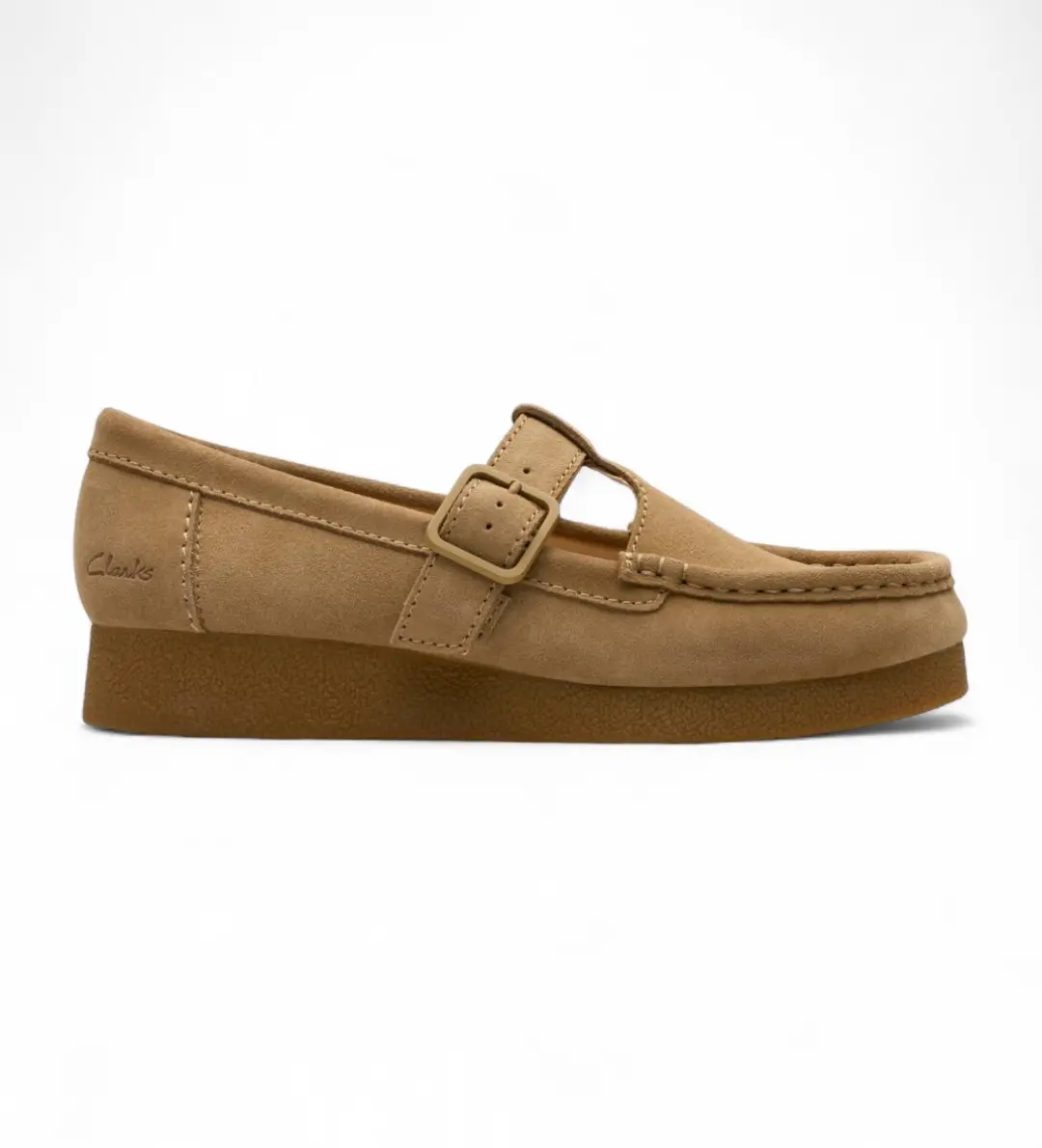 Clarks Wallabee bruin leren schoenen