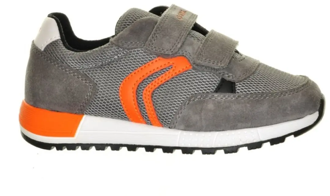 Geox Jongenschoenen Velcro Grijs Oranje maat 32
