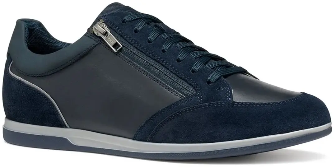 Geox Renan Heren Sneakers - Marineblauw - 43 - afbeelding 3 van 6
