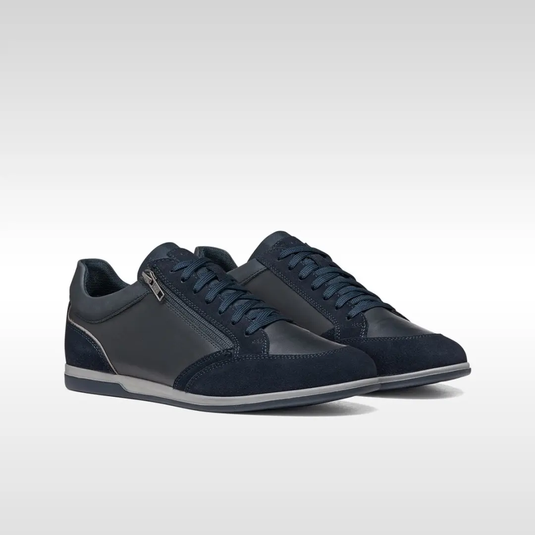 Geox Renan Heren Sneakers - Marineblauw - 43 - afbeelding 6 van 6