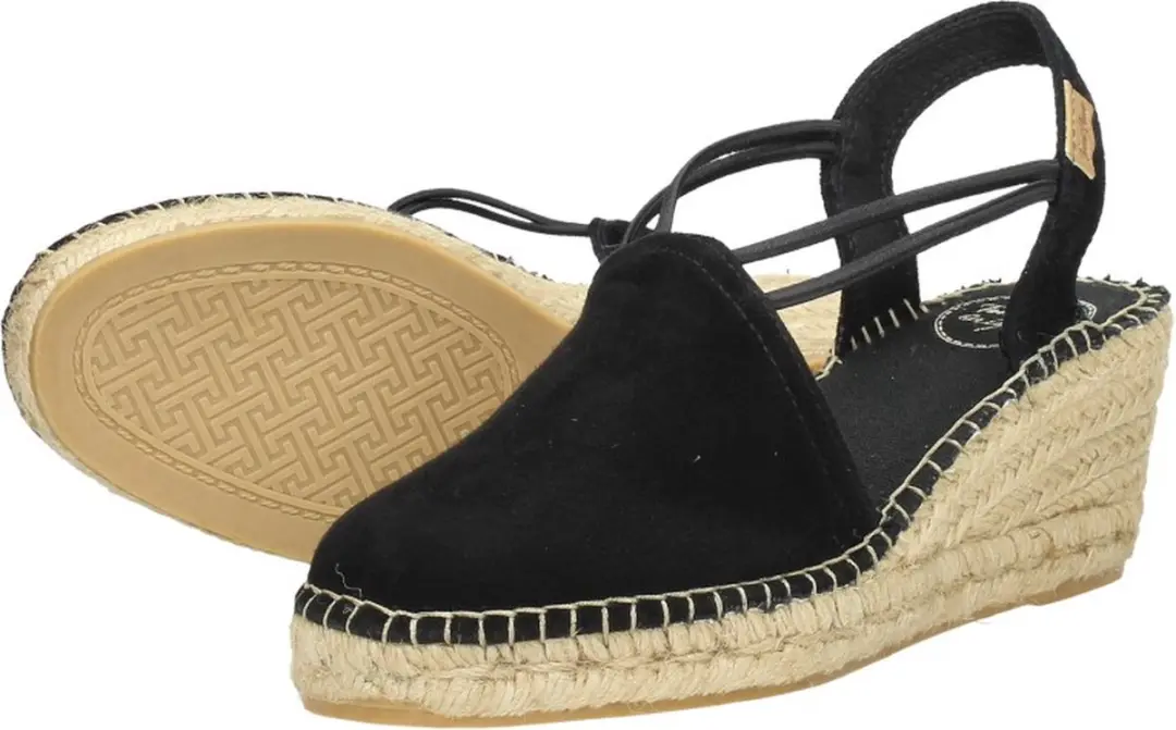 Toni Pons Tremp Dames Espadrilles op sleehak - zwart - maat 39 - afbeelding 6 van 6