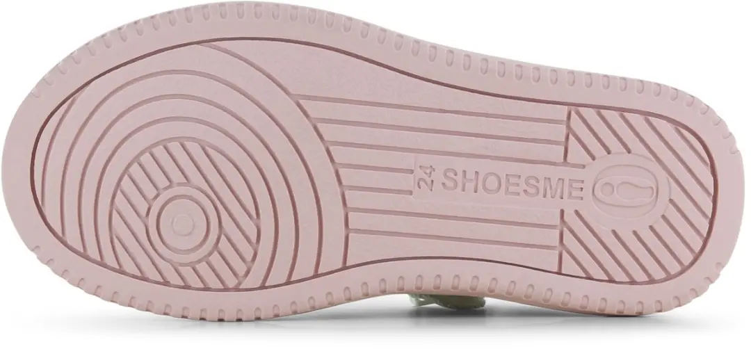 Shoesme Wit-Roze Sneaker - Sneakers Kinderen - Meisjes - White Pink Glitter - Microfiber leer - Maat 28 - afbeelding 5 van 6