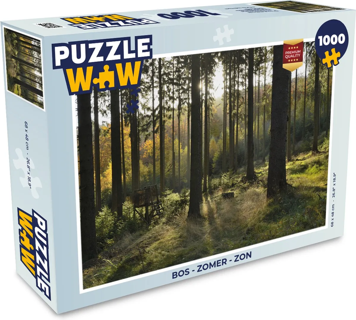 PuzzleWow Legpuzzel 1000 Stuks - Multicolor
