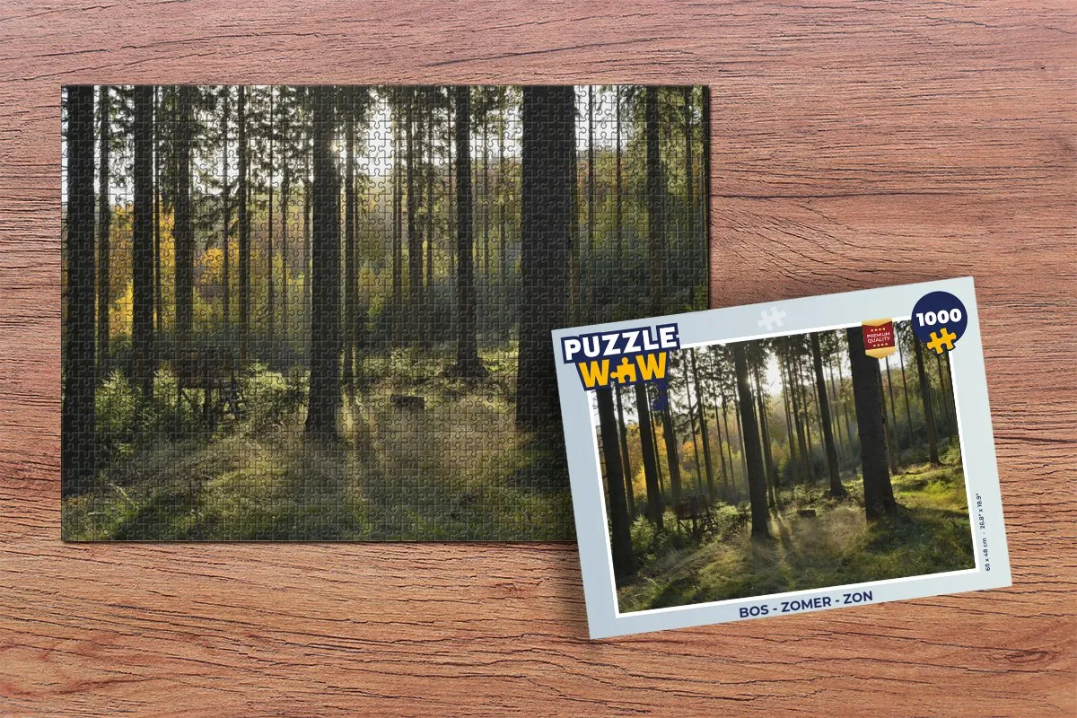 PuzzleWow Legpuzzel 1000 Stuks - Multicolor