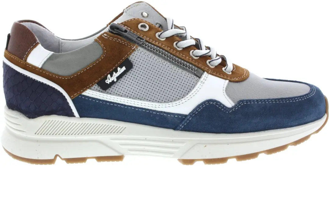 Heren Sneakers Australian Connery Grey Combi Grijs