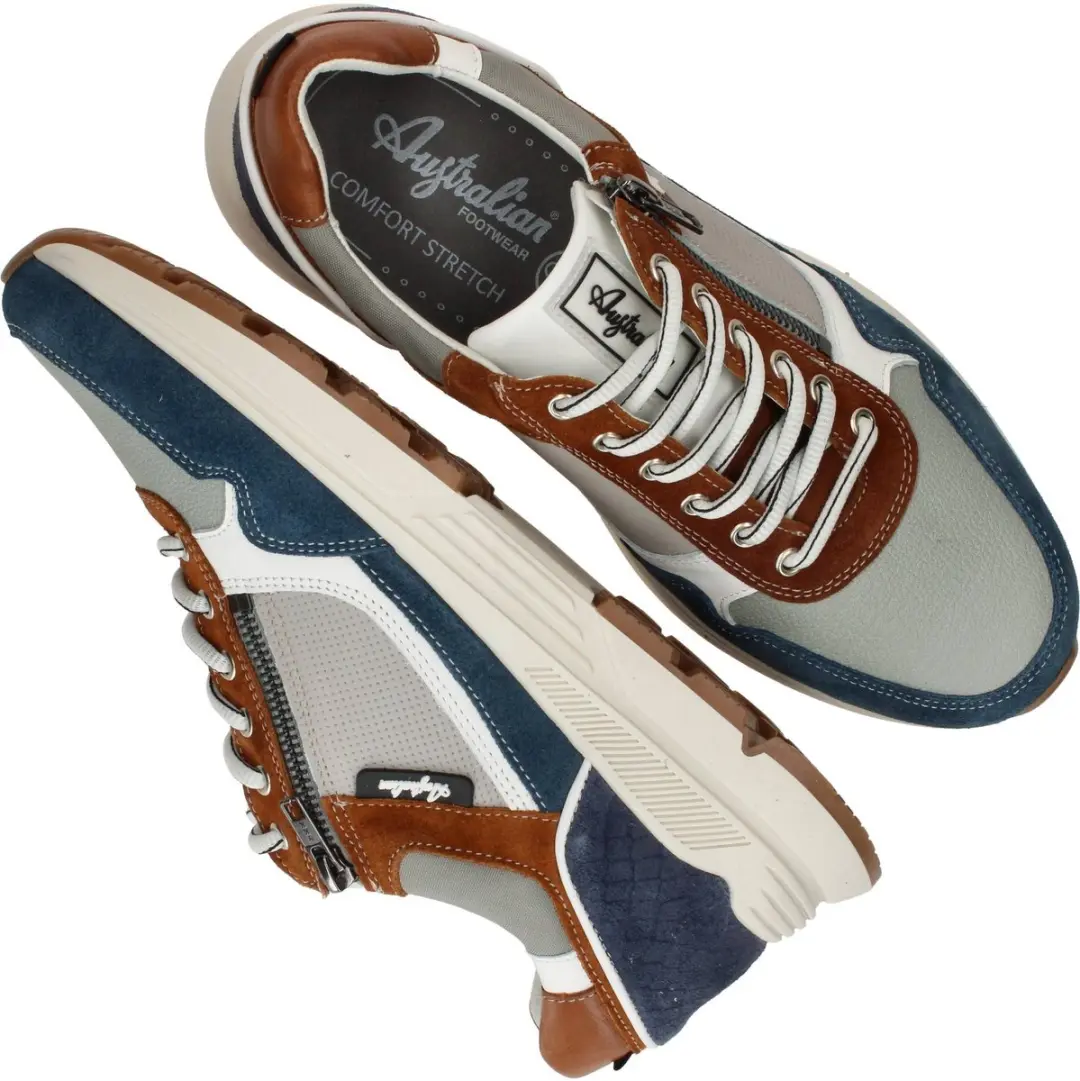 Australian Connery Heren Sneakers - Grijs - Maat 42 - afbeelding 3 van 6