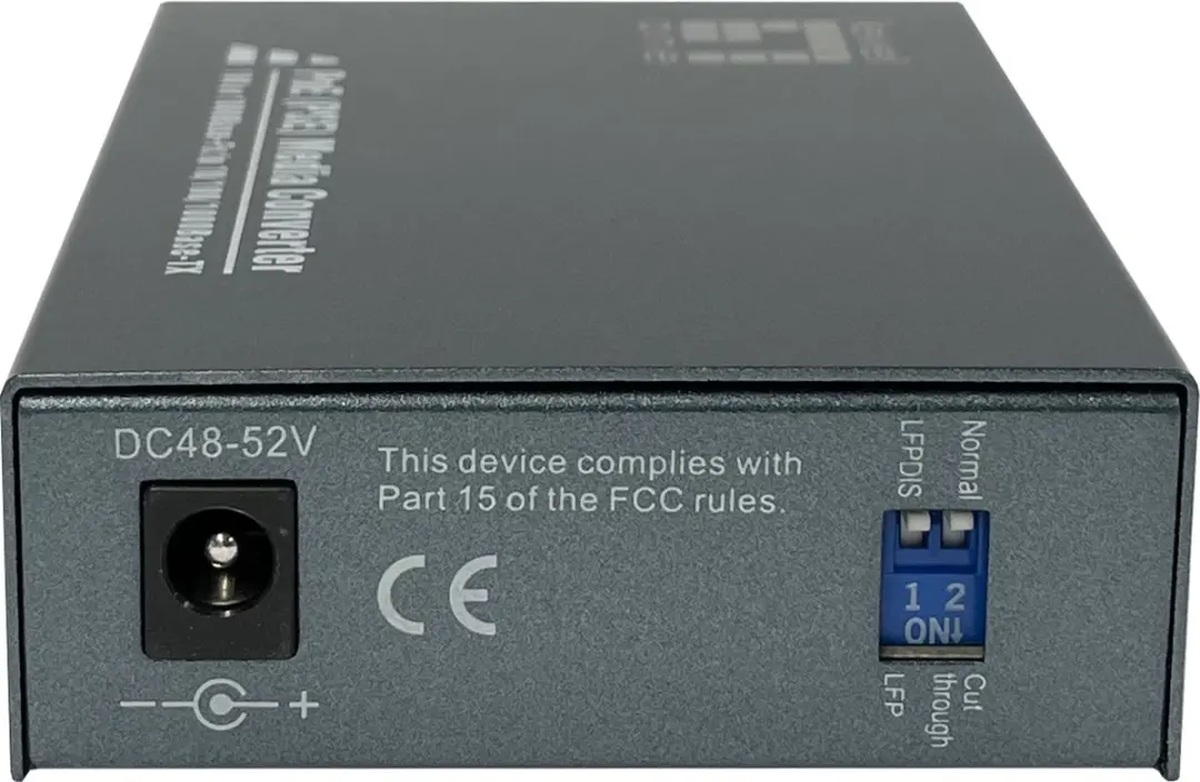 LevelOne GVT-2014 Netwerk Media Converter 1000 Mbit/s - Grijs