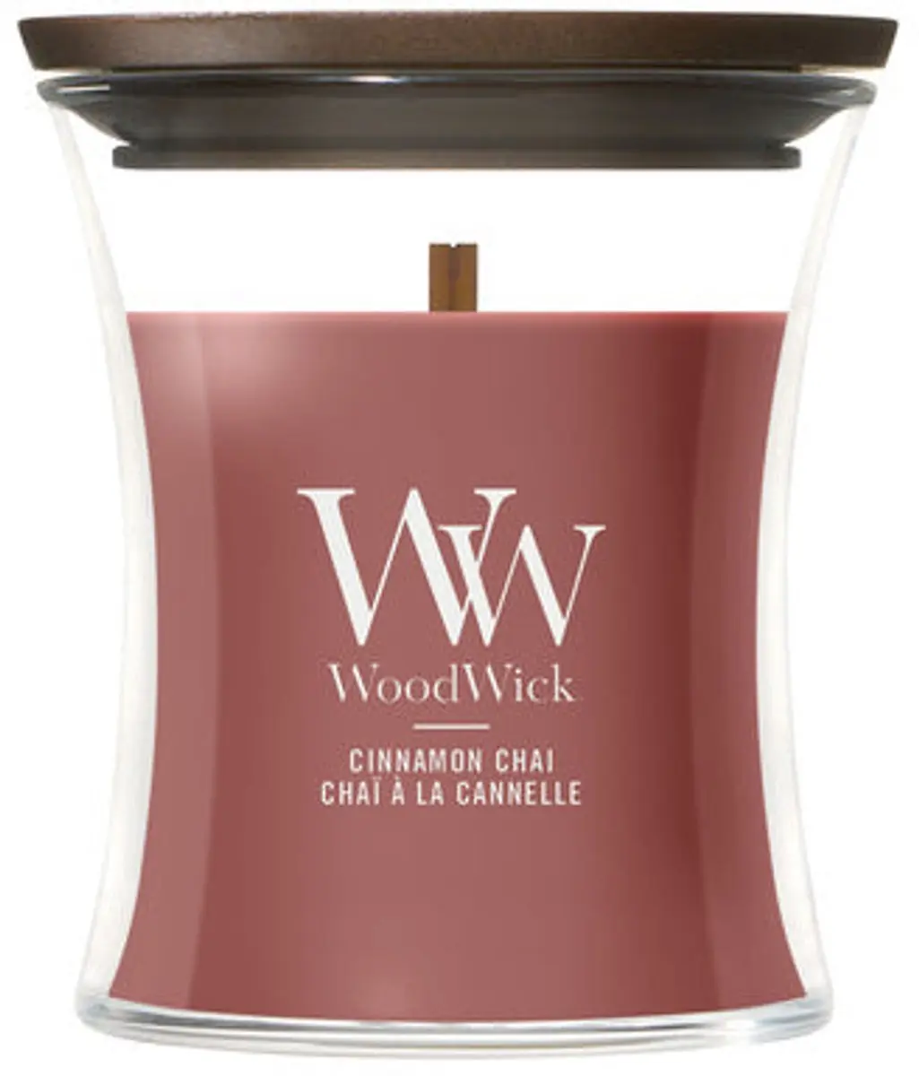 Woodwick Mini Geurkaars Cinnamon Chai