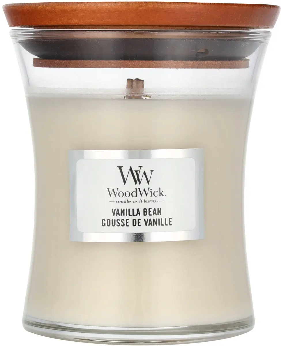 Woodwick Geurkaars Mini Vanilla Bean - 20 uur - afbeelding 4 van 6