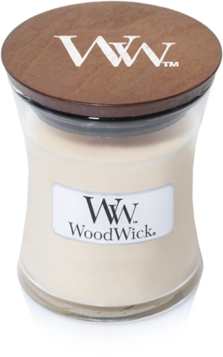 Woodwick Geurkaars Mini Vanilla Bean - 20 uur - afbeelding 5 van 6