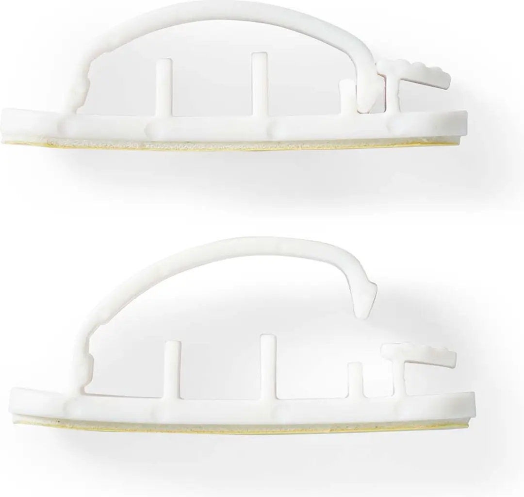 Nedis Kabelclip Vergrendeld 3 Stuks - 3 Sleuven - Wit