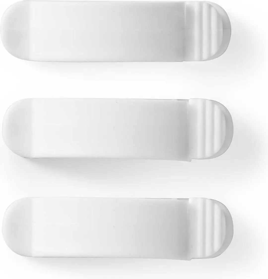 Nedis Kabelclip Vergrendeld 3 Stuks - 3 Sleuven - Wit