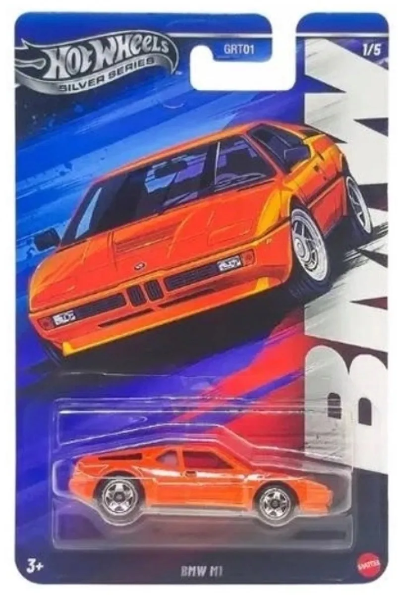 Hot Wheels 2016 BMW M1 Silver Series Modelauto 1:64