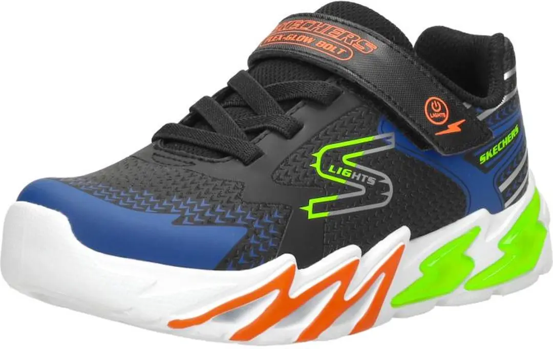 Skechers Flex-Glow Bolt Jongens Sneakers - 28 - afbeelding 5 van 6