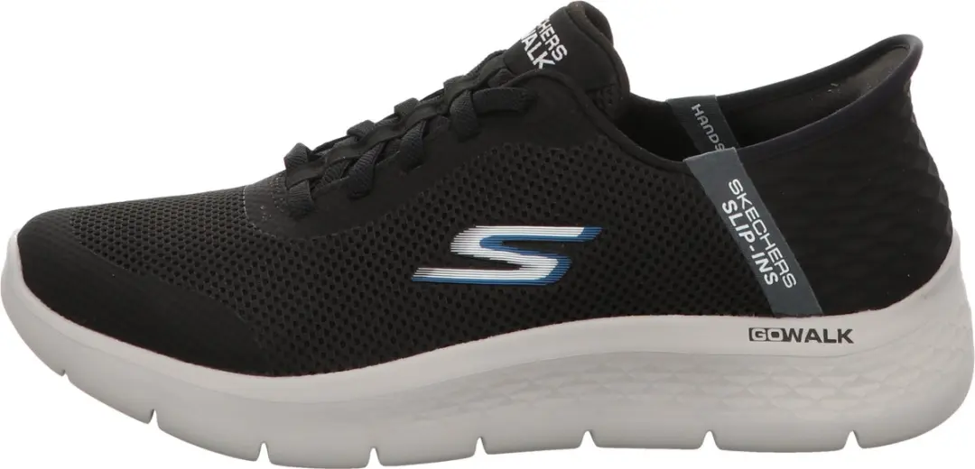 Skechers GO WALK FLEX Hands Up Heren Instappers - Zwart - afbeelding 6 van 6
