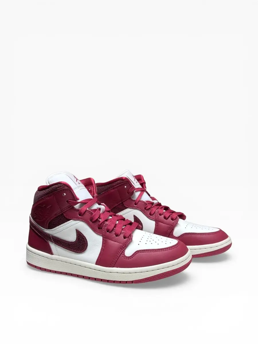 Jordan Air Jordan 1 Mid Se Sneakers - Maat 40 - Rood/Wit
