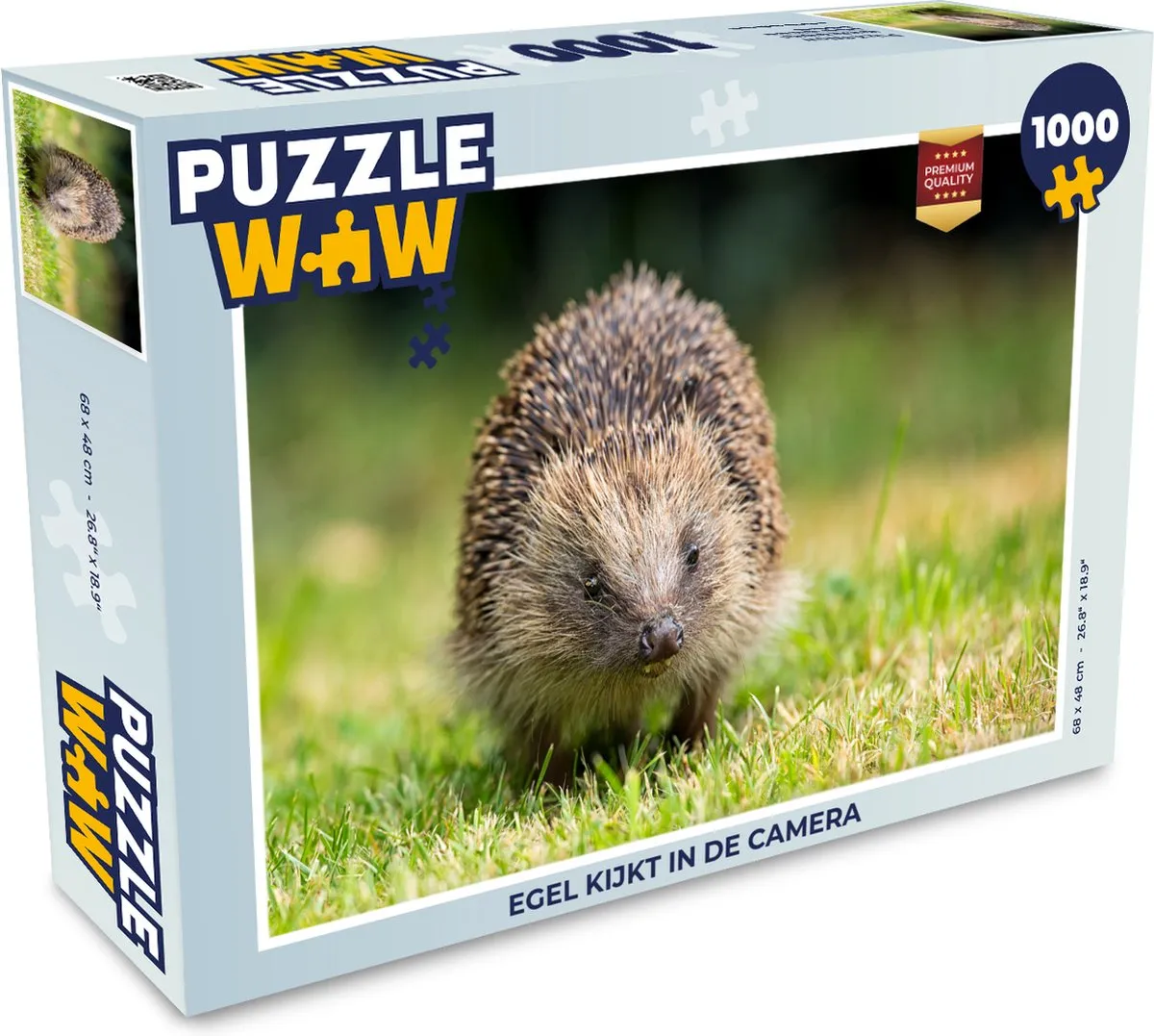 PuzzleWow Legpuzzel Egel 1000 Stuks