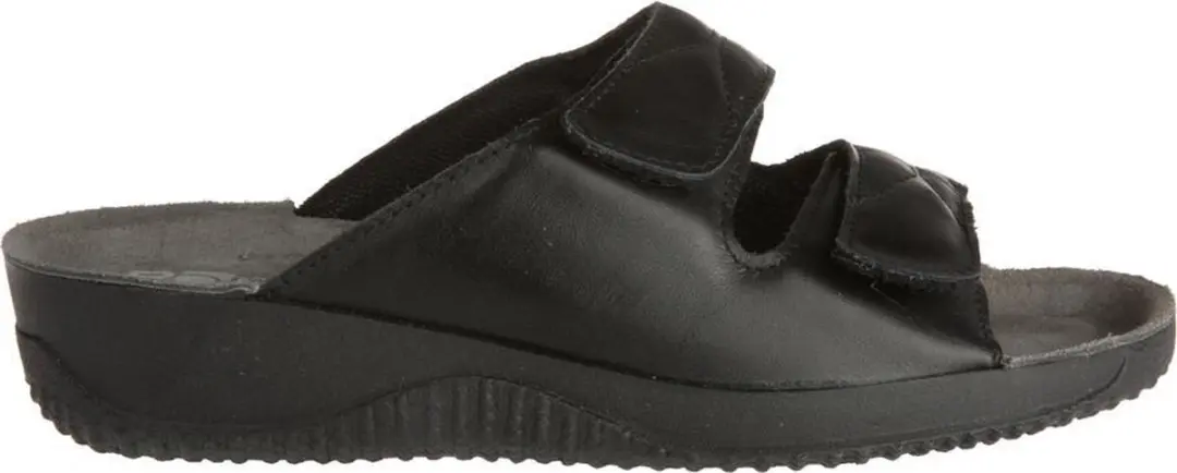 Rohde Leren Dames Slippers Slides Voorgevormd Voetbed