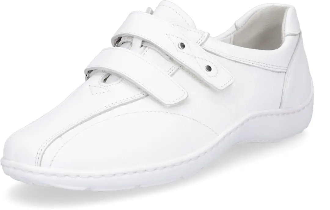 Waldläufer dames leren klittenbandschoen Henni wit 8,5