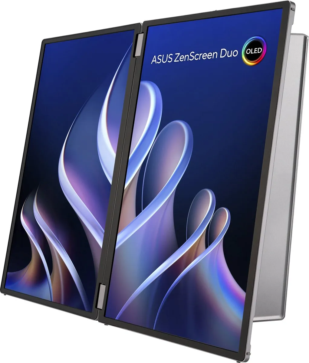 ASUS ZenScreen Duo OLED MQ149CD Portable Monitor - 14 Inch Dual