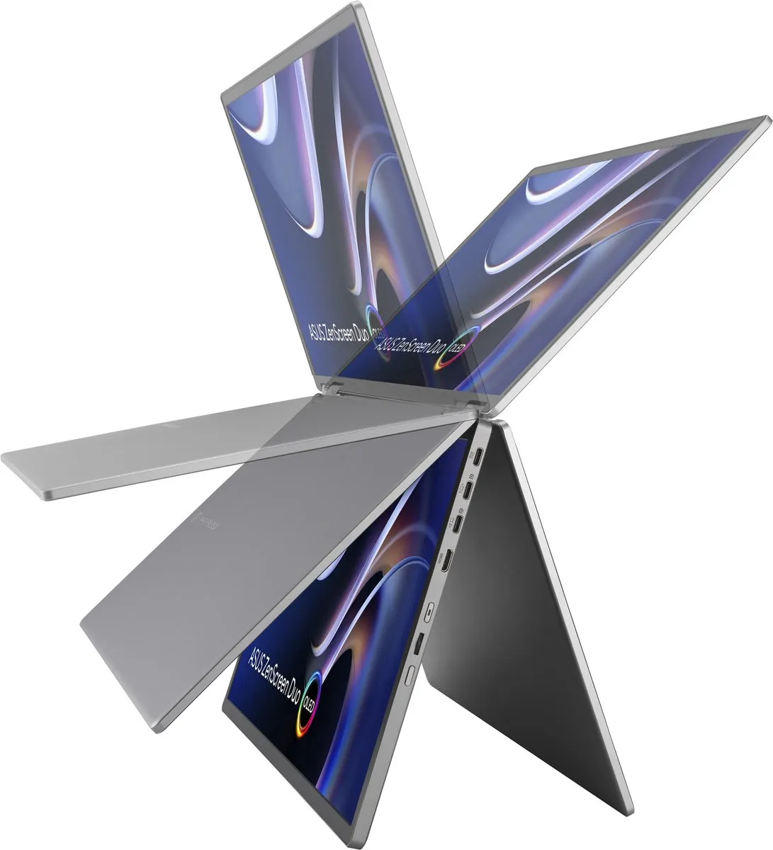 ASUS ZenScreen Duo OLED MQ149CD Portable Monitor - 14 Inch Dual
