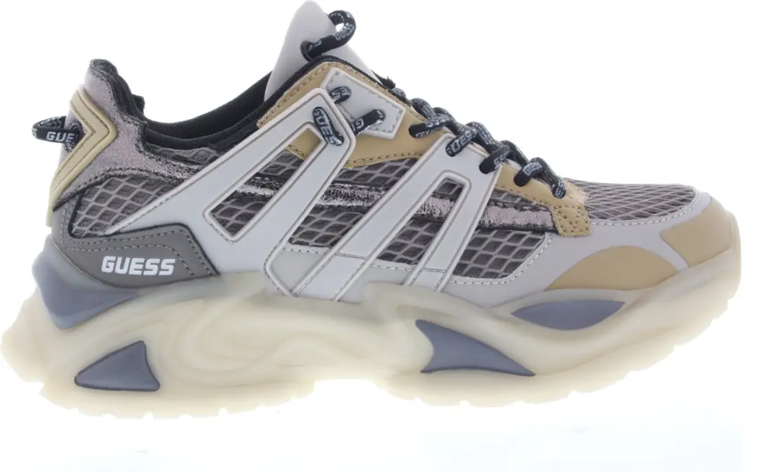 Dames Sneakers Guess Belluna Grey/beige Grijs
