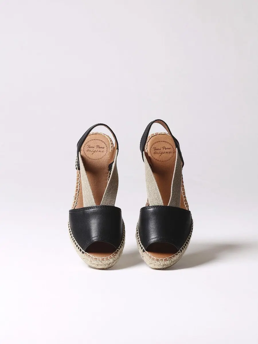 Toni Pons Etna Dames Espadrilles 38 - Zwart