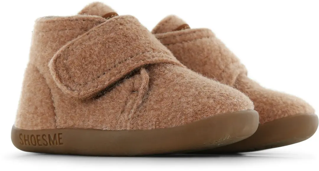 Shoesme Lichtbruin Vilten Slofje