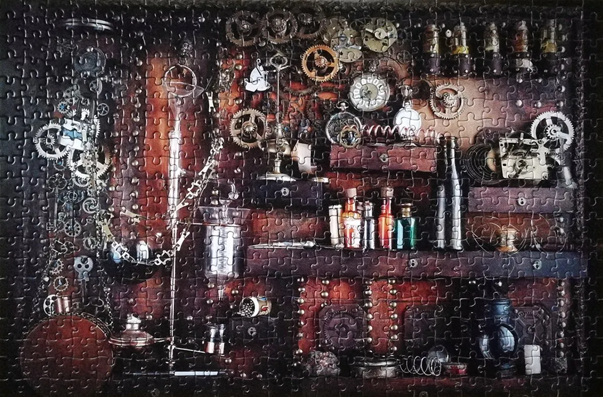Tactic Steam Punk Puzzel 500 Stuks - Steam Punk Design