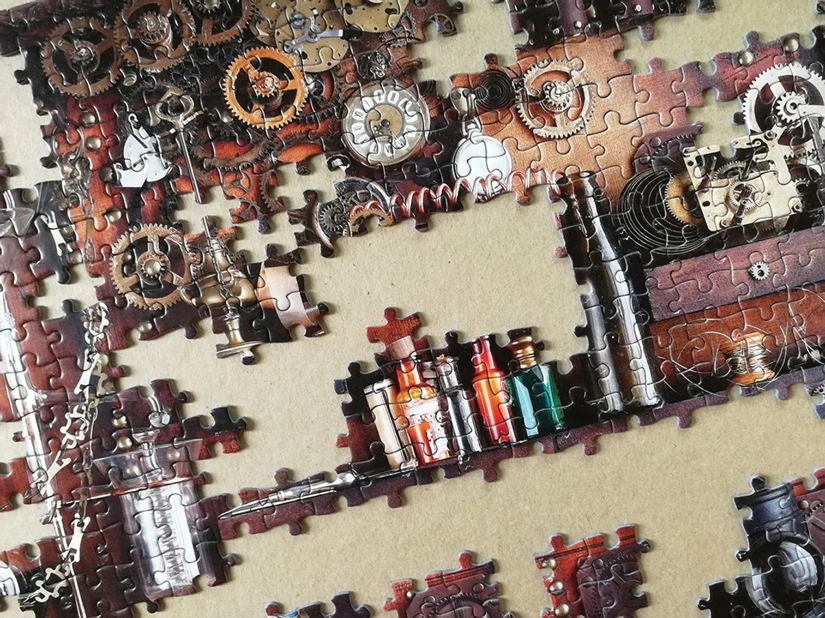 Tactic Steam Punk Puzzel 500 Stuks - Steam Punk Design