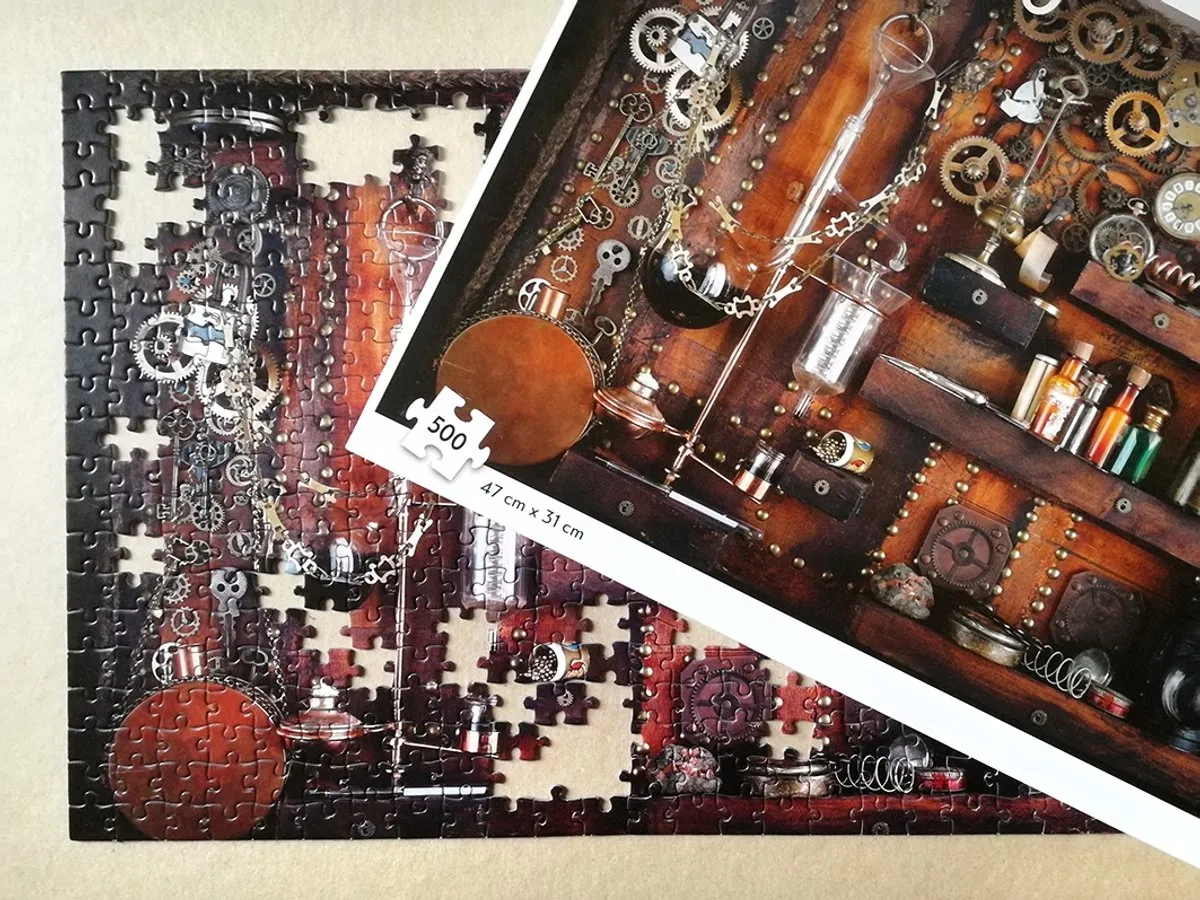 Tactic Steam Punk Puzzel 500 Stuks - Steam Punk Design