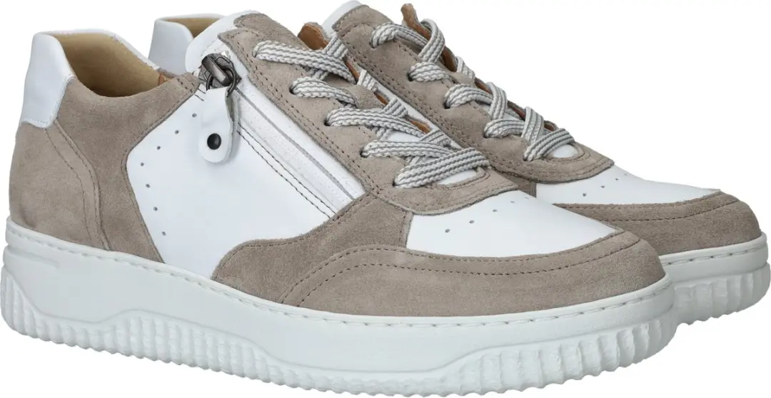 Hartjes Boogie Dames Veterschoenen - Taupe - Maat 41