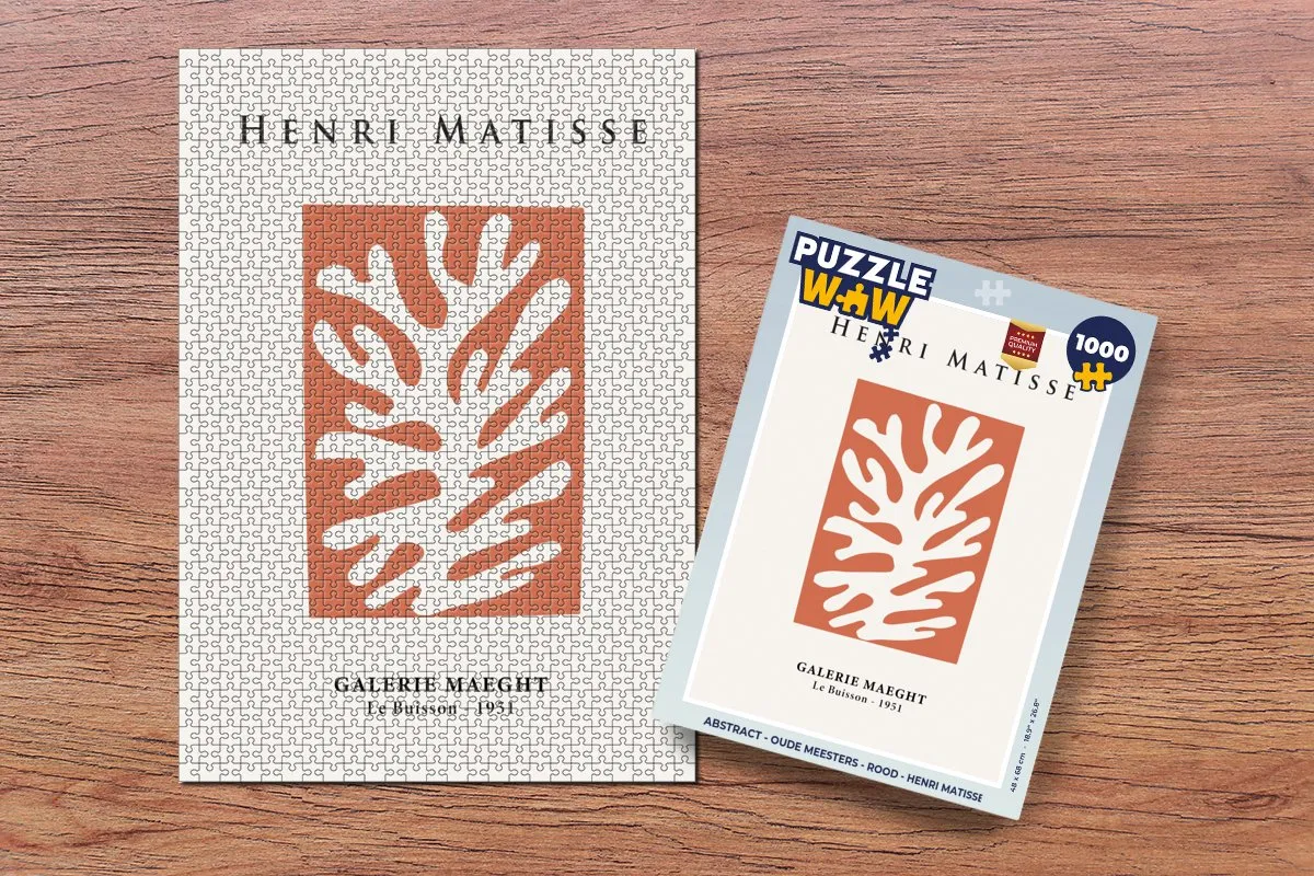 PuzzleWow Abstract Oude Meesters Legpuzzel 1000 Stuks - Henri Matisse - Multicolor