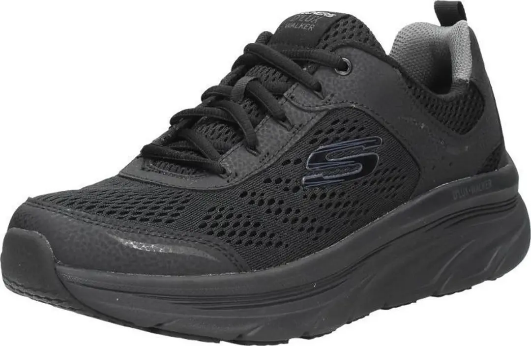 Skechers D'Lux Walker Heren Sneakers - 45 - Zwart