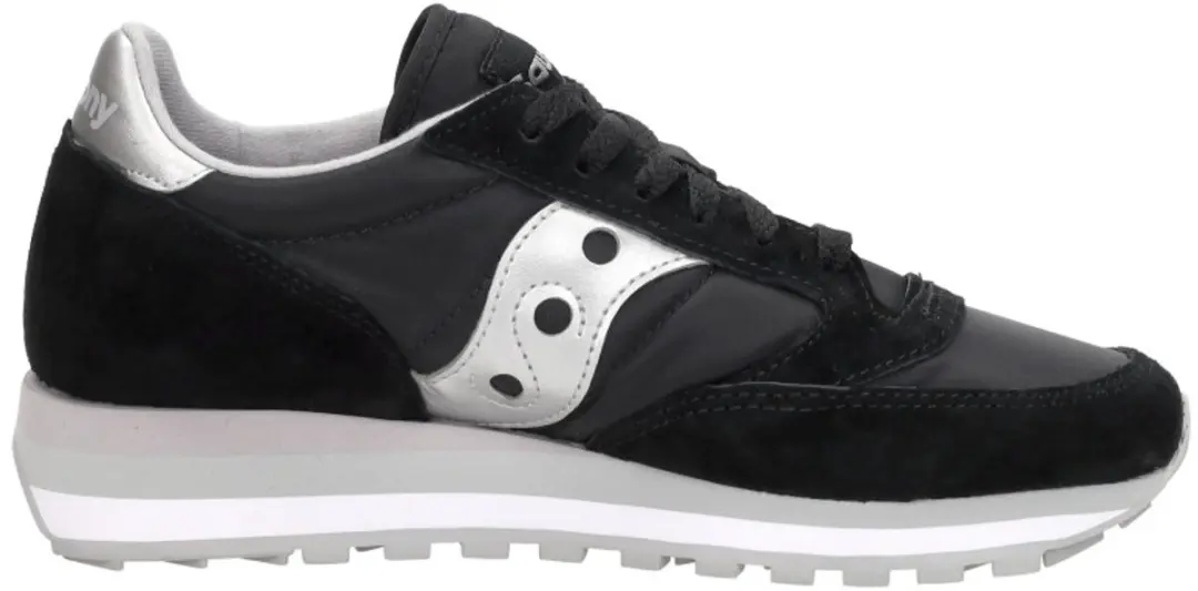 Zwarte Sportieve Sneakers Met Rubberen Zool