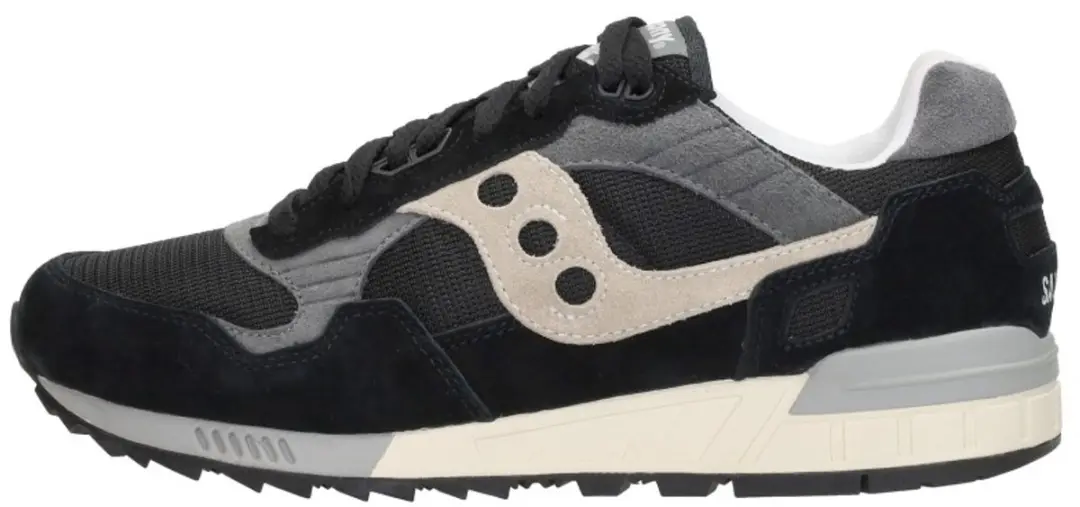 Saucony Shadow 5000 Sneakers Heren - 44 - Zwart/Dark Grey/Beige