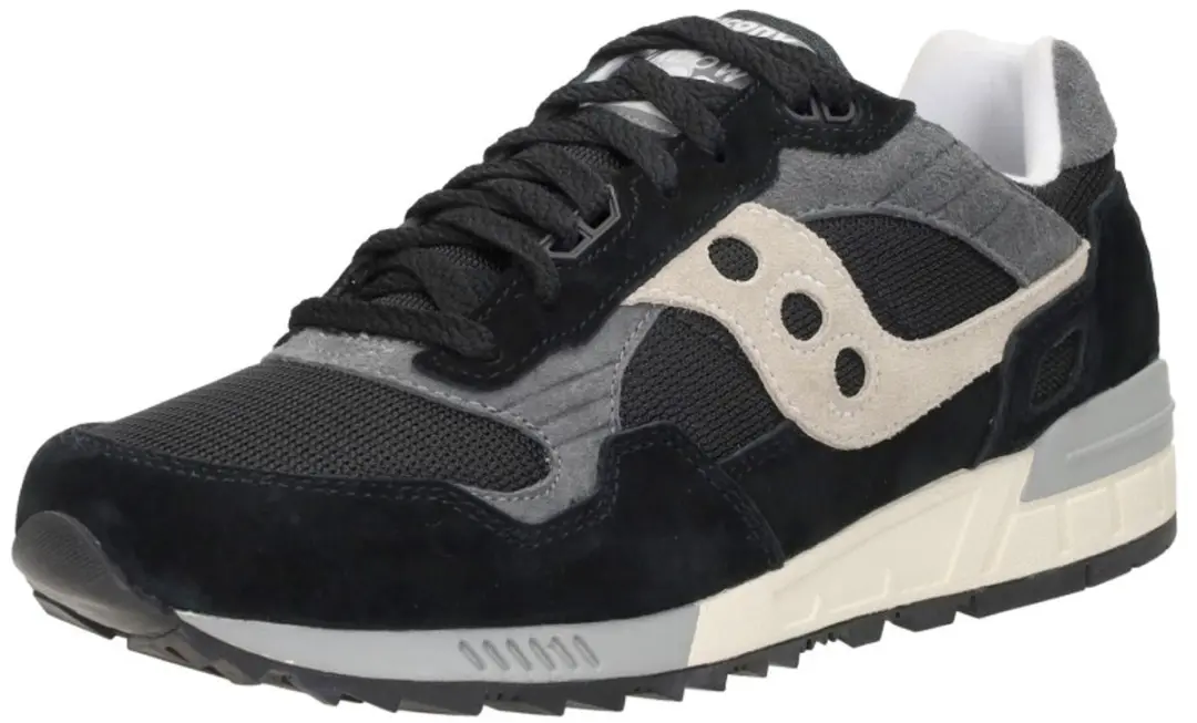 Saucony Shadow 5000 Sneakers Heren - 44 - Zwart/Dark Grey/Beige